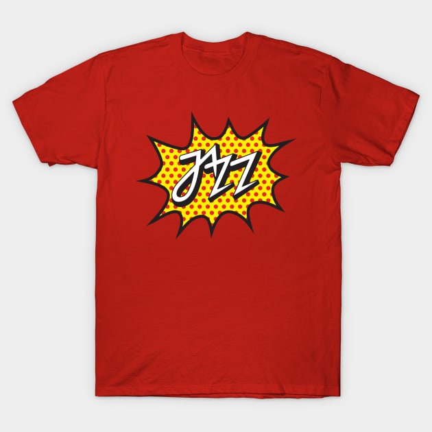 Jazz Comics Style T-Shirt by jazzworldquest